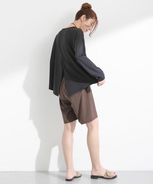 URBAN RESEARCH Sonny Label(アーバンリサーチサニーレーベル)の「SLAB バックデザインラッシュガード(Tシャツ/カットソー・レディース・ブラック/ネイビー/ホワイト系その他・FREE)」の19枚目の写真