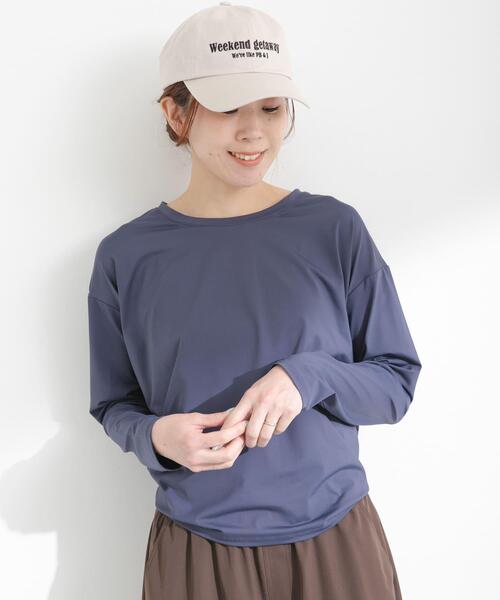 URBAN RESEARCH Sonny Label(アーバンリサーチサニーレーベル)の「SLAB バックデザインラッシュガード(Tシャツ/カットソー・レディース・ブラック/ネイビー/ホワイト系その他・FREE)」の22枚目の写真