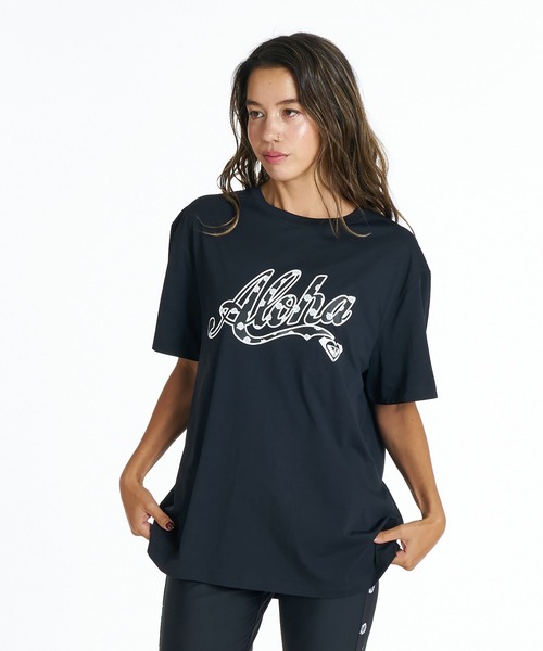 ROXY HIBISCUS COVE TEE ラッシュTシャツ /UVカット/EASY DRY 【2026年