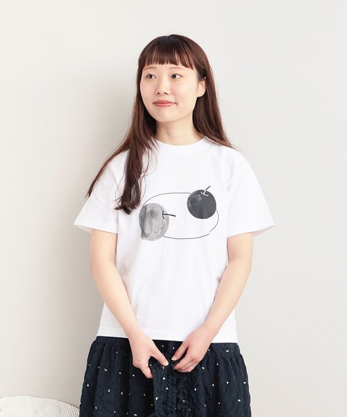 bulle de savon（ビュルデサボン）の「△dot dot dot T-shirt（Tシャツ/カットソー・レディース・ホワイト系その他3/ホワイト系その他/ホワイト系その他2・SMALL/LARGE）」の2枚目の写真