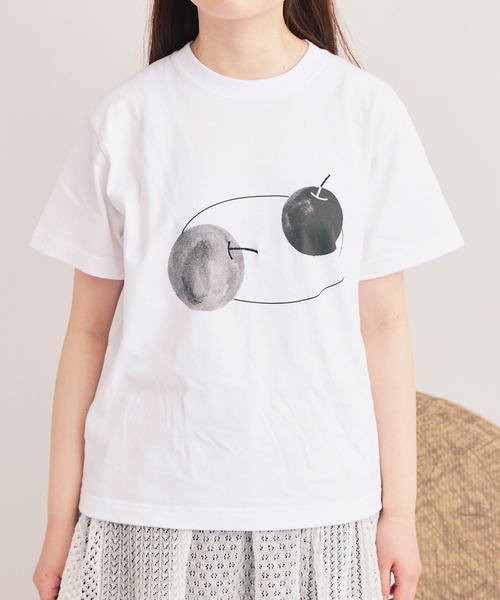 bulle de savon（ビュルデサボン）の「△dot dot dot T-shirt（Tシャツ/カットソー・レディース・ホワイト系その他3/ホワイト系その他/ホワイト系その他2・SMALL/LARGE）」の4枚目の写真