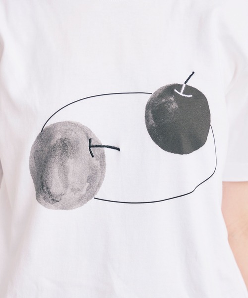 bulle de savon（ビュルデサボン）の「△dot dot dot T-shirt（Tシャツ/カットソー・レディース・ホワイト系その他3/ホワイト系その他/ホワイト系その他2・SMALL/LARGE）」の10枚目の写真