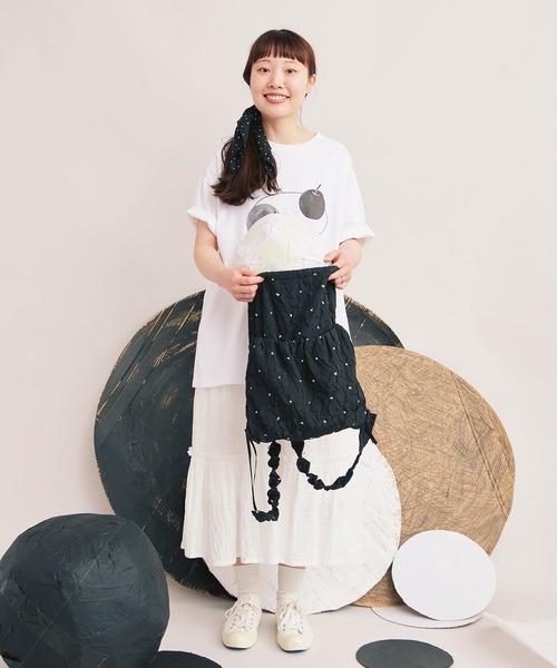 bulle de savon（ビュルデサボン）の「△dot dot dot T-shirt（Tシャツ/カットソー・レディース・ホワイト系その他3/ホワイト系その他/ホワイト系その他2・SMALL/LARGE）」の5枚目の写真