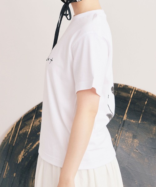 bulle de savon（ビュルデサボン）の「△dot dot dot T-shirt（Tシャツ/カットソー・レディース・ホワイト系その他3/ホワイト系その他/ホワイト系その他2・SMALL/LARGE）」の19枚目の写真