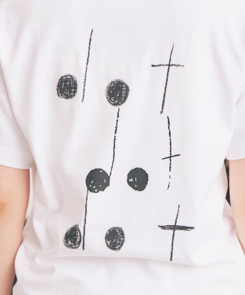 bulle de savon（ビュルデサボン）の「△dot dot dot T-shirt（Tシャツ/カットソー・レディース・ホワイト系その他3/ホワイト系その他/ホワイト系その他2・SMALL/LARGE）」の17枚目の写真