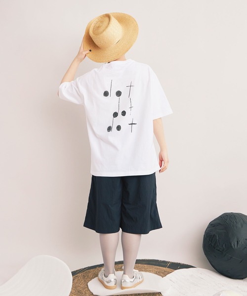 bulle de savon（ビュルデサボン）の「△dot dot dot T-shirt（Tシャツ/カットソー・レディース・ホワイト系その他3/ホワイト系その他/ホワイト系その他2・SMALL/LARGE）」の14枚目の写真