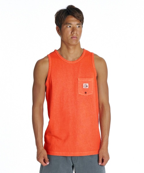Quiksilver（クイックシルバー）の「QUIKSILVER メンズ DNA BUBBLE TANK タンクトップ ワンポイント レギュラーフィット【2026年夏モデル】（タンクトップ・メンズ・ブラック/アイボリー/レッド・X-LARGE/LARGE/MEDIUM）」の3枚目の写真