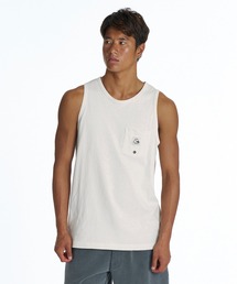 QUIKSILVER メンズ DNA BUBBLE TANK タンクトップ ワンポイント レギュラーフィット【2026年夏モデル】