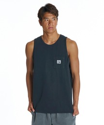 Quiksilver | QUIKSILVER メンズ DNA BUBBLE TANK タンクトップ ワンポイント レギュラーフィット【2026年夏モデル】(タンクトップ)