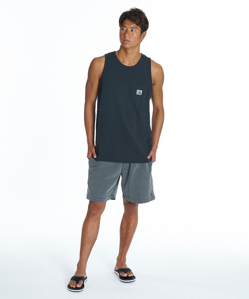 Quiksilver（クイックシルバー）の「QUIKSILVER メンズ DNA BUBBLE TANK タンクトップ ワンポイント レギュラーフィット【2026年夏モデル】（タンクトップ・メンズ・ブラック/アイボリー/レッド・X-LARGE/LARGE/MEDIUM）」の11枚目の写真