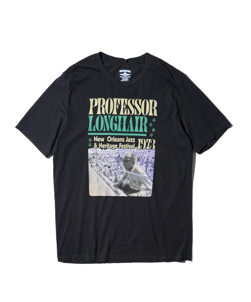 THRIFTY LOOK(スリフティールック)の「THRIFTY LOOK / スリフティールック THRIFTY "PROFESSOR LONGHAIR" TEE プロフェッサー・ロングヘア ユーズド加工 ジャズTシャツ(Tシャツ/カットソー・メンズ・ブラック/ブラック系その他・LARGE/MEDIUM/X-LARGE)」の12枚目の写真