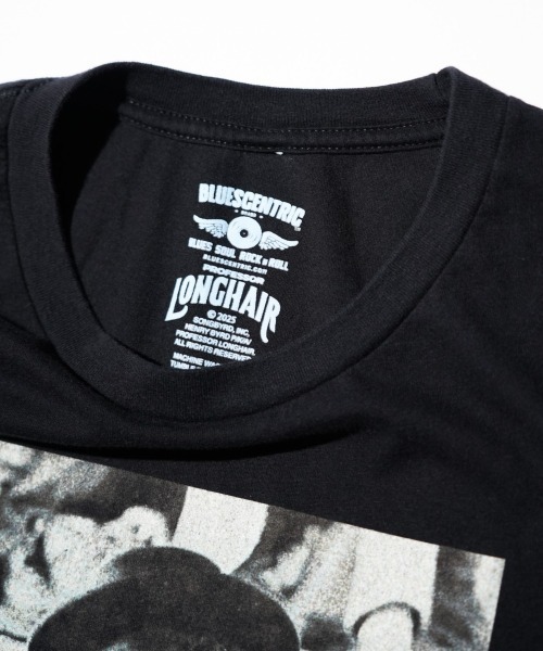 THRIFTY LOOK(スリフティールック)の「THRIFTY LOOK / スリフティールック THRIFTY "PROFESSOR LONGHAIR" TEE プロフェッサー・ロングヘア ユーズド加工 ジャズTシャツ(Tシャツ/カットソー・メンズ・ブラック/ブラック系その他・LARGE/MEDIUM/X-LARGE)」の5枚目の写真