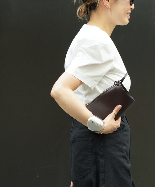CELERI(セルリ)の「CELERI Balloon Shoulder ブラウス(シャツ/ブラウス・レディース・ブラック/ホワイト・38/36)」の12枚目の写真