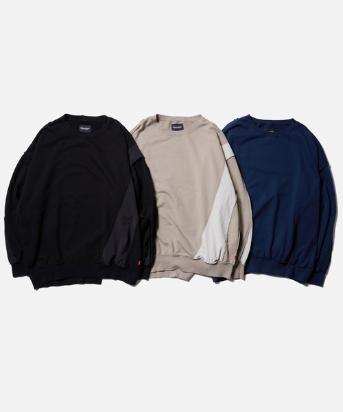 VIRGOwearworks(ヴァルゴウェアワークス)の「CURVEFORM SWEAT(スウェット・メンズ・ブラック/ネイビー/グレイッシュベージュ・2/3/4)」の8枚目の写真