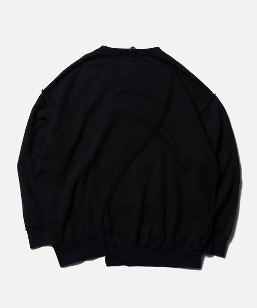 VIRGOwearworks(ヴァルゴウェアワークス)の「CURVEFORM SWEAT(スウェット・メンズ・ブラック/ネイビー/グレイッシュベージュ・2/3/4)」の5枚目の写真
