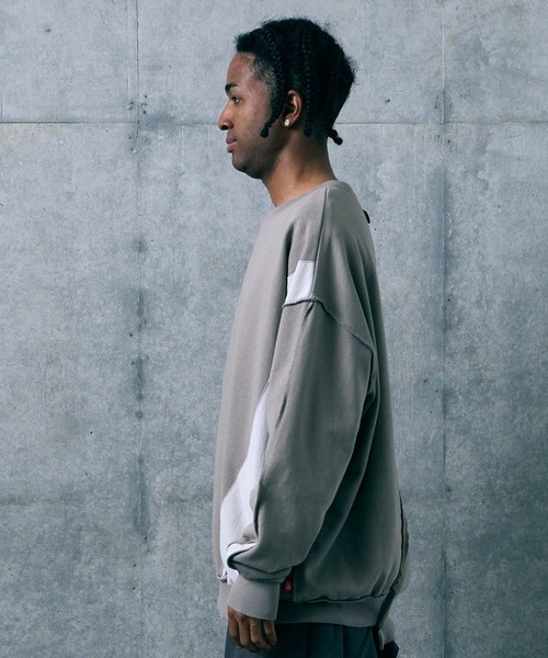 VIRGOwearworks(ヴァルゴウェアワークス)の「CURVEFORM SWEAT(スウェット・メンズ・ブラック/ネイビー/グレイッシュベージュ・2/3/4)」の14枚目の写真