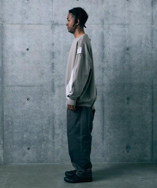 VIRGOwearworks(ヴァルゴウェアワークス)の「CURVEFORM SWEAT(スウェット・メンズ・ブラック/ネイビー/グレイッシュベージュ・2/3/4)」の20枚目の写真