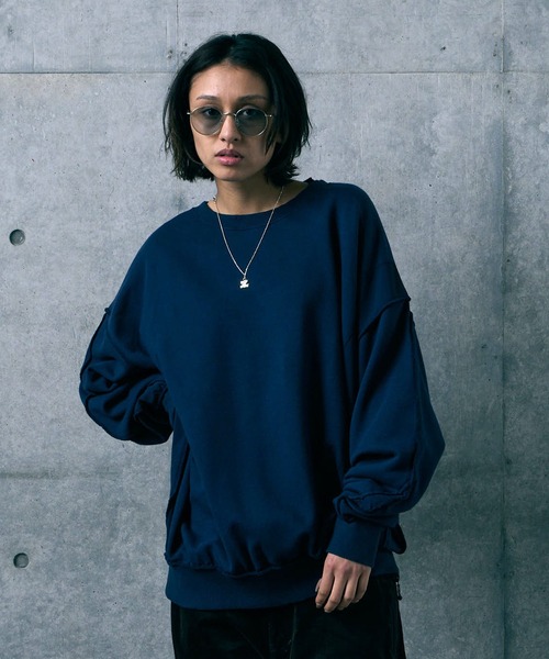VIRGOwearworks(ヴァルゴウェアワークス)の「CURVEFORM SWEAT(スウェット・メンズ・ブラック/ネイビー/グレイッシュベージュ・2/3/4)」の16枚目の写真