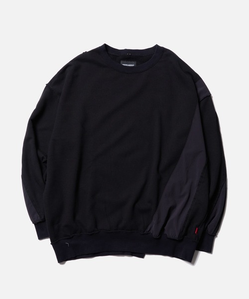 VIRGOwearworks(ヴァルゴウェアワークス)の「CURVEFORM SWEAT(スウェット・メンズ・ブラック/ネイビー/グレイッシュベージュ・2/3/4)」の4枚目の写真