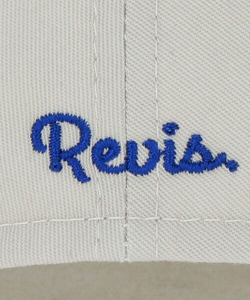 Revis.（レヴィス）の「【別注】＜Revis.＞ブリム エンブロイダリー キャップ（キャップ・レディース・ナチュラル/ネイビー・FREE）」の9枚目の写真