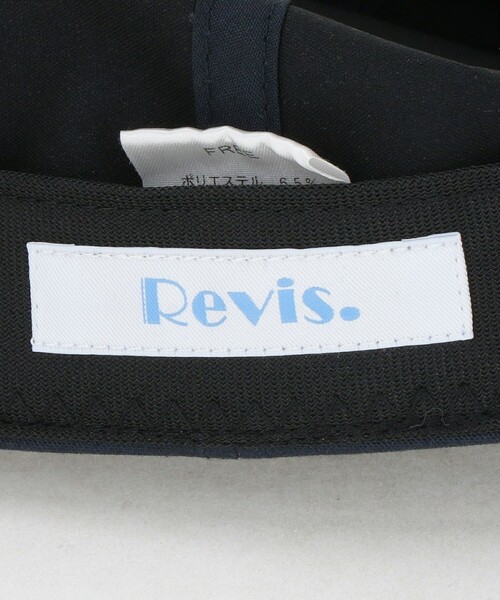 Revis.（レヴィス）の「【別注】＜Revis.＞ブリム エンブロイダリー キャップ（キャップ・レディース・ナチュラル/ネイビー・FREE）」の7枚目の写真