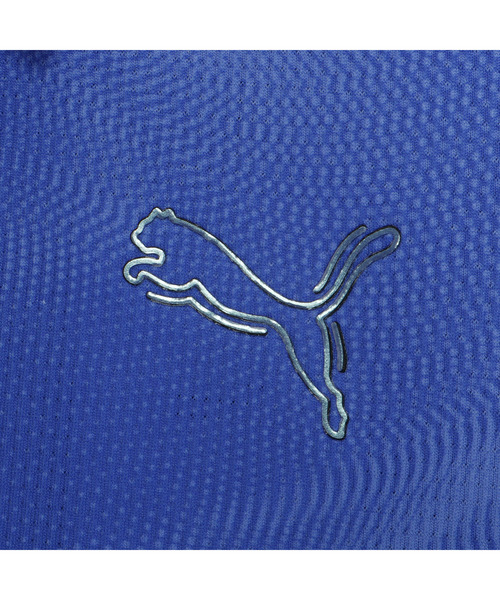 PUMA(プーマ)の「PUMA プーマ メンズ ゴルフシャドウキャット グラフィック ジク 半袖 ポロ(ポロシャツ・メンズ・パープル/ホワイト/ブラック系・MEDIUM/LARGE/SMALL/X-LARGE/XX-LARGE)」の6枚目の写真