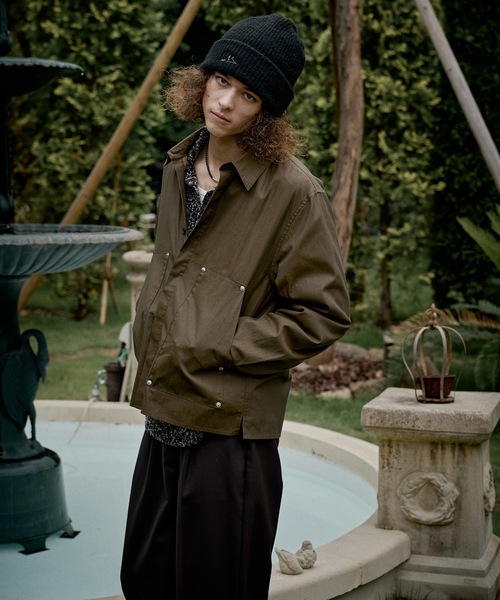 CASPER JOHN(キャスパージョン)の「Coating double knee shirts/コーティングダブルニーシャツ(シャツ/ブラウス・メンズ・ブラウン/ブラック・X-SMALL/LARGE/MEDIUM/SMALL)」の12枚目の写真