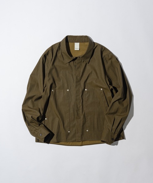 CASPER JOHN(キャスパージョン)の「Coating double knee shirts/コーティングダブルニーシャツ(シャツ/ブラウス・メンズ・ブラウン/ブラック・X-SMALL/LARGE/MEDIUM/SMALL)」の21枚目の写真