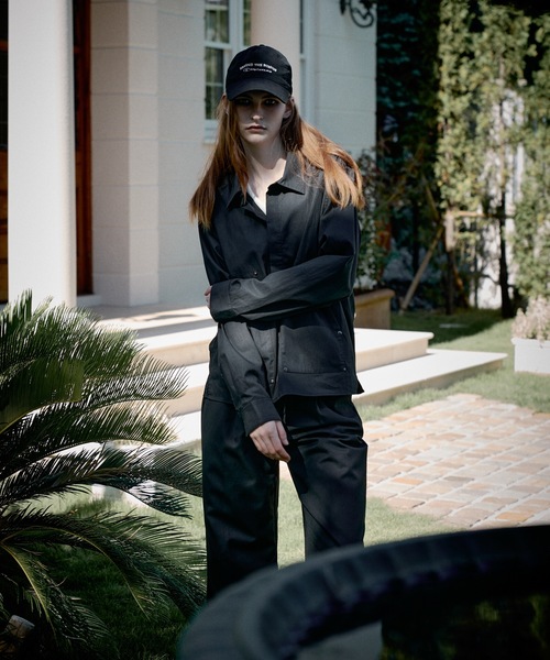 CASPER JOHN(キャスパージョン)の「Coating double knee shirts/コーティングダブルニーシャツ(シャツ/ブラウス・メンズ・ブラウン/ブラック・X-SMALL/LARGE/MEDIUM/SMALL)」の6枚目の写真