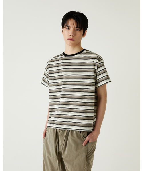 THEENDQUESTION(ジエンドクエスチョン)の「Multi stripe t-shirt / GRAY(Tシャツ/カットソー・レディース・その他・1/2)」の11枚目の写真