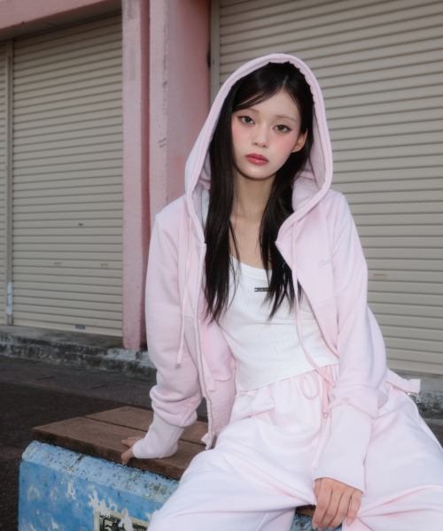 ROSEFRANTZ（ロゼフランツ）の「Smoke Ruffle Hood Zip-Up [Pink]（パーカー・レディース・PINK・OS）」の4枚目の写真