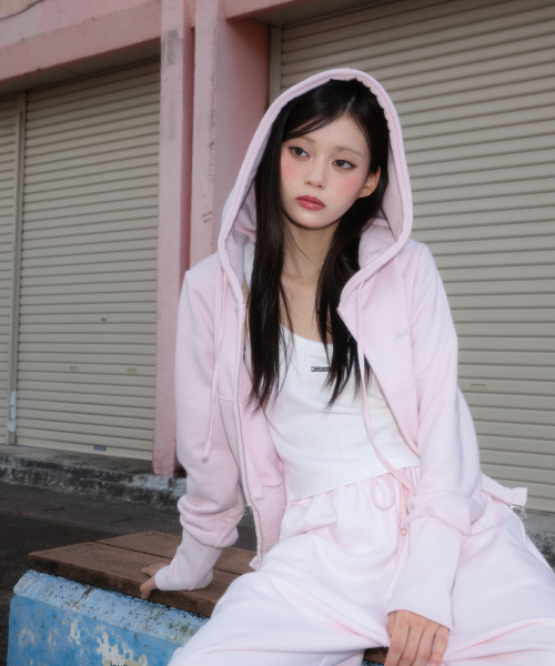 ROSEFRANTZ（ロゼフランツ）の「Smoke Ruffle Hood Zip-Up [Pink]（パーカー・レディース・PINK・OS）」の5枚目の写真