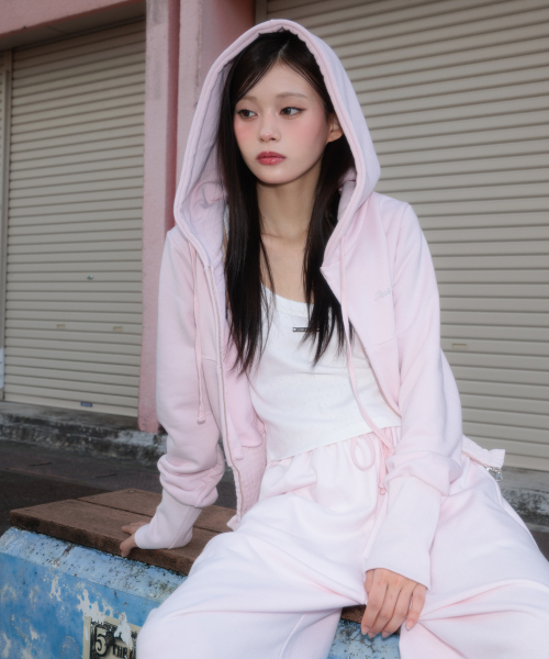 ROSEFRANTZ（ロゼフランツ）の「Smoke Ruffle Hood Zip-Up [Pink]（パーカー・レディース・PINK・OS）」の6枚目の写真