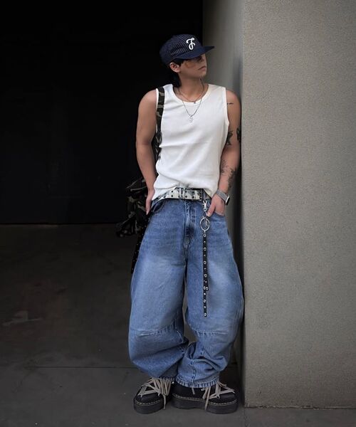 THE MILE（ザマイル）の「ヘビーコットンリブノースリーブ_PIGMENT D.GRAY（Tシャツ/カットソー・メンズ・その他・MEDIUM/LARGE/X-LARGE/SMALL）」の11枚目の写真
