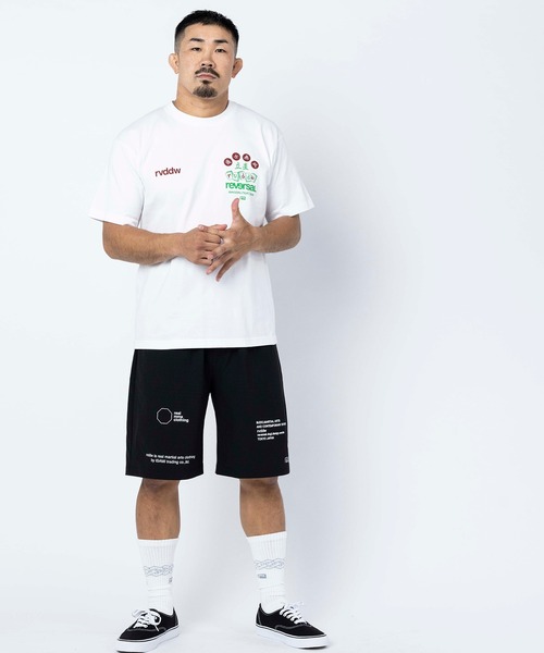 reversal.dogi.design.works（リバーサル・ドーギ・デザイン・ワークス）の「＜reversal/リバーサル＞MAHJONG COTTON TEE（Tシャツ/カットソー・メンズ・ホワイト/ブラック・M/XL/L）」の10枚目の写真