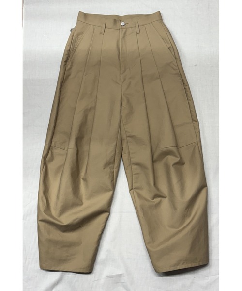 SHINYAKOZUKA（シンヤコヅカ）の「hi baggy（チノパンツ・メンズ・ベージュ/ブラック・MEDIUM/LARGE）」の2枚目の写真