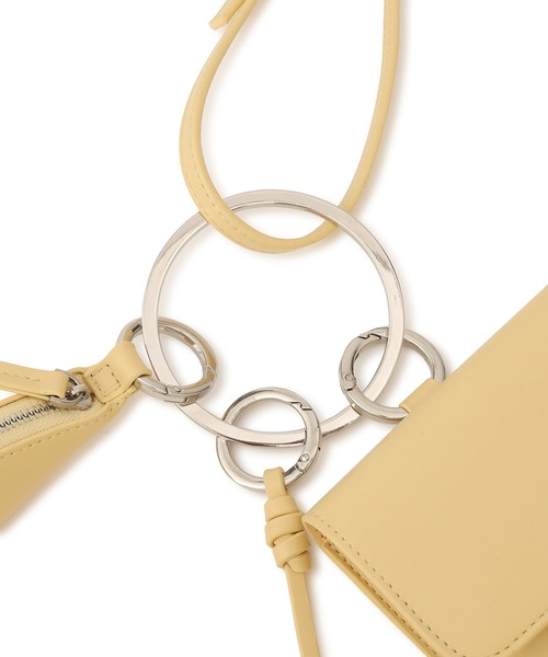 ADAM ET ROPE'(アダムエロペ)の「【WEB限定】アクセサリーマルチポーチ(ショルダーバッグ・レディース・ブラック/イエロー系その他2/シルバー・FREE)」の14枚目の写真