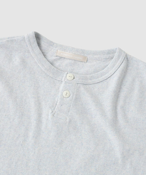 RIDING HIGH(ライディングハイ)の「RIDING HIGH / ライディングハイ NON DYED JERSEY S/S HENLEY(Tシャツ/カットソー・メンズ・ホワイト/アイボリー/ブルー系その他・MEDIUM/LARGE)」の5枚目の写真