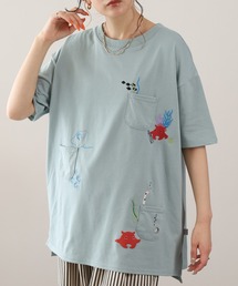 メンだこ刺繍 多ポケットプルオーバー 半袖
