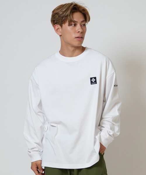 Columbia(コロンビア)の「【ムラサキスポーツ別注】columbia/コロンビア バックプリント ロンT PG2118(Tシャツ/カットソー・メンズ・グレイッシュベージュ/ブラック/グリーン/ホワイト・XL/L/M)」の5枚目の写真