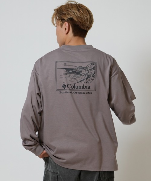 Columbia(コロンビア)の「【ムラサキスポーツ別注】columbia/コロンビア バックプリント ロンT PG2118(Tシャツ/カットソー・メンズ・グレイッシュベージュ/ブラック/グリーン/ホワイト・XL/L/M)」の16枚目の写真