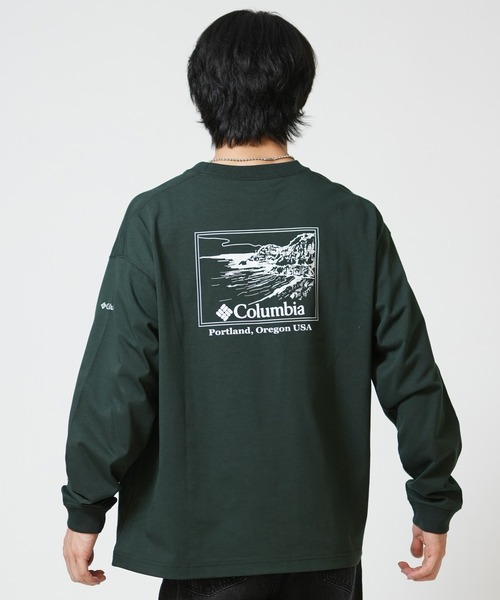 Columbia(コロンビア)の「【ムラサキスポーツ別注】columbia/コロンビア バックプリント ロンT PG2118(Tシャツ/カットソー・メンズ・グレイッシュベージュ/ブラック/グリーン/ホワイト・XL/L/M)」の20枚目の写真