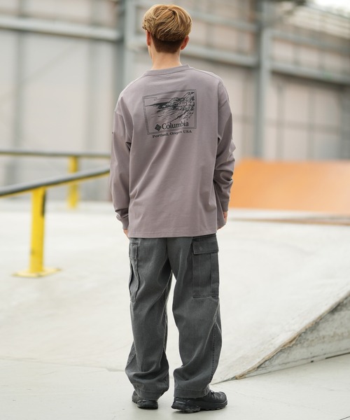 Columbia(コロンビア)の「【ムラサキスポーツ別注】columbia/コロンビア バックプリント ロンT PG2118(Tシャツ/カットソー・メンズ・グレイッシュベージュ/ブラック/グリーン/ホワイト・XL/L/M)」の18枚目の写真
