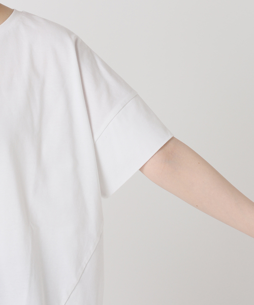 JOURNAL STANDARD relume(ジャーナルスタンダード レリューム)の「《追加3》オーガニックコットン汗染み防止2WAY TEE(Tシャツ/カットソー・レディース・ブラック系その他/ライトグレー/ホワイト/グレー・FREE)」の14枚目の写真