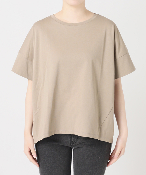 JOURNAL STANDARD relume(ジャーナルスタンダード レリューム)の「《追加3》オーガニックコットン汗染み防止2WAY TEE(Tシャツ/カットソー・レディース・ブラック系その他/ライトグレー/ホワイト/グレー・FREE)」の11枚目の写真
