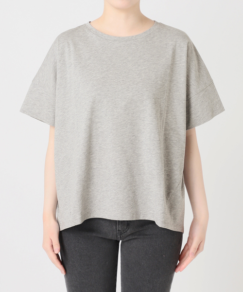 JOURNAL STANDARD relume(ジャーナルスタンダード レリューム)の「《追加3》オーガニックコットン汗染み防止2WAY TEE(Tシャツ/カットソー・レディース・ブラック系その他/ライトグレー/ホワイト/グレー・FREE)」の5枚目の写真