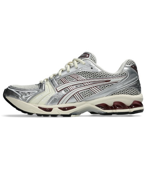 ASICS（アシックス）の「GEL-KAYANO 14 / ゲルカヤノ 14（スニーカー・メンズ・ホワイト×シルバー・26.5/27.5/27/23.5/28/28.5/24/29/26/23/25.5/25/29.5/24.5）」の2枚目の写真