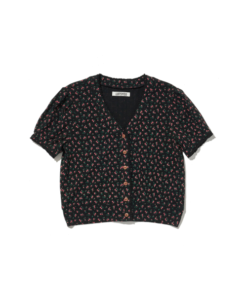 LOTSYOU(ロッツユー)の「lotsyou_Berry More Cardigan Black(カーディガン/ボレロ・レディース・その他・O/S)」の1枚目の写真