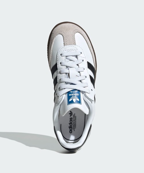adidas(アディダス)の「サンバ OG コンフォートクロージャー 伸縮レース キッズ / Samba OG Comfort Closure Elastic Lace Kids / アディダスオリジナルス adidas Originals(スニーカー・キッズ・ホワイト・21.0cm/17.0cm/20.0cm/19.0cm/18.0cm)」の2枚目の写真
