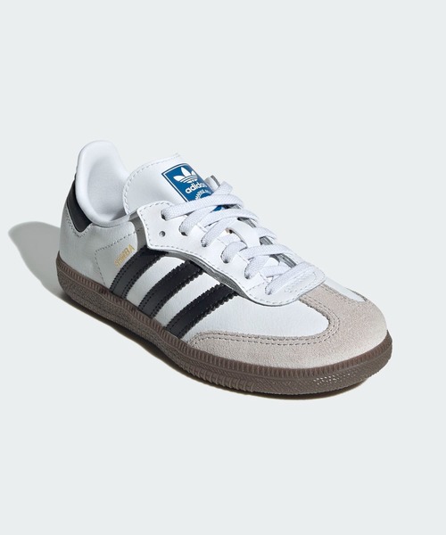 adidas(アディダス)の「サンバ OG コンフォートクロージャー 伸縮レース キッズ / Samba OG Comfort Closure Elastic Lace Kids / アディダスオリジナルス adidas Originals(スニーカー・キッズ・ホワイト・21.0cm/17.0cm/20.0cm/19.0cm/18.0cm)」の4枚目の写真